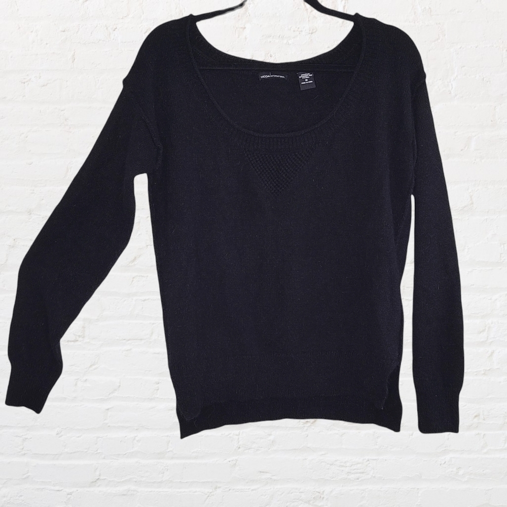 Moda International rabbit hair blend sweater